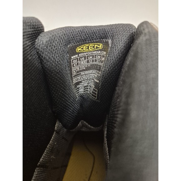 Keen Mens Detroit Utility Steel Toe Dry Waterproof Boots ASTM F2413-18 US 13EE - Picture 4 of 8